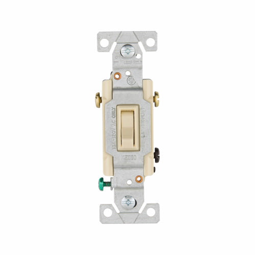 Eaton Cooper Wiring Toggle Switch 15A, 120V Ivory