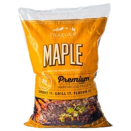 Barbeque Pellets, Maple Hardwood, 20-Lb. Bag