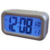 LCD Alarm Clock, Silver