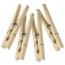 Clothespins, Wood, 24-Pk.