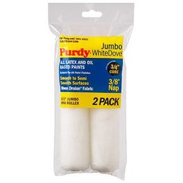 Jumbo Mini Roller Cover, White Dove, 6-1/2 x 3/8-In., 2-Pk.