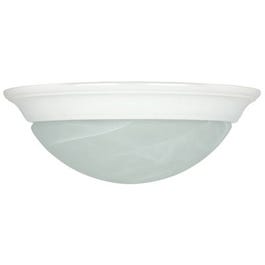 LED Ceiling Light Fixture, Flush Mount, Round, White, 21-Watt, 13-In.