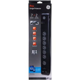 2-USB / 7-Outlet Surge Protector