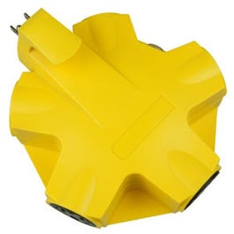 5-Outlet Adapter, Yellow
