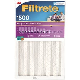 Pleated Furnace Filter, Ultra Allergen Reduction, 3-Month, Purple, 10x20x1-In.