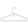 Plastic Hangers, Heavy-Weight White, 3-Pk.