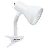 LED Goose Neck Clip Lamp, White, 10.25-In.