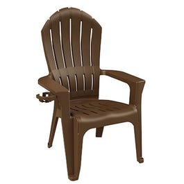 Big Easy Adirondack Chair, Ergonomic, Resin, Earth Brown