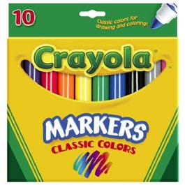10-count Broad Tip Coloring Markers