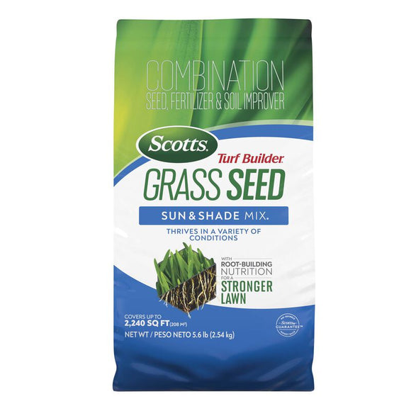 Scotts® Turf Builder® Grass Seed Sun & Shade Mix® 5.6 lbs