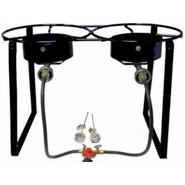 Double Burner Camp Stove, 20-In.