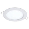 LED Retrofit Trim Kit Light Fixture, Direct-Mount, White, Round, 6-In.