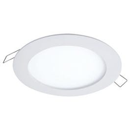 LED Retrofit Trim Kit Light Fixture, Direct-Mount, White, Round, 6-In.