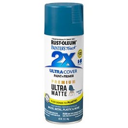 Painter's Touch 2X Premium Ultra Matte Spray Paint, Nantucket Blue, 12-oz.