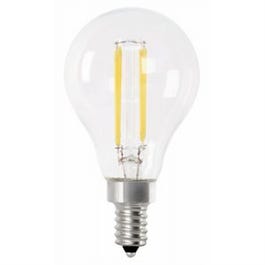 LED Ceiling Fan Light Bulbs, A15, Candelabra, Frosted, 450 Lumens, 5-Watts, 2-Pk.