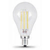 LED Ceiling Fan Light Bulbs, A15, Daylight, Candelabra, 500 Lumens, 6-Watts, 2-Pk.