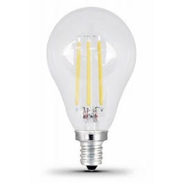 LED Ceiling Fan Light Bulbs, A15, Daylight, Candelabra, 500 Lumens, 6-Watts, 2-Pk.