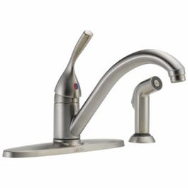 Classic Series Kitchen Faucet, Stainless Steel