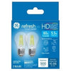 LED Ceiling Fan Light Bulbs, A15, Daylight, 500 Lumens, 5.5-Watts, 2-Pk.