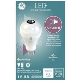 LED+ Speaker Bulb, A21, 760 Lumens, 9-Watt