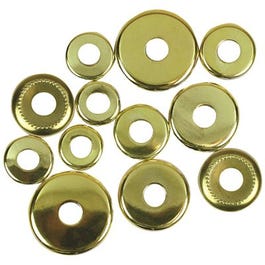 Lamp Check Ring, Brass Finish, 1/8 IP, Assorted, 12-Pk.