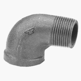 Black Pipe Fittings, 90-Degree Street Elbow, 3/4-In