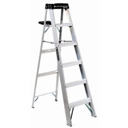 6-Ft. Step Ladder, Aluminum, Type 1A, 300-Lb. Duty Rating