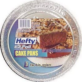 EZ Foil Cake Pan, 9-In. Round, 3-Pk.