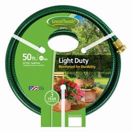 Garden Hose, Nylon-Reinforced 3-Ply Vinyl, 5/8-In. x 50-Ft.