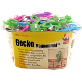 Gecko Magnet Clip, Assorted Colors