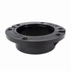 ABS/DWV Closet Flange, Hub, With Gussets, 4-In.