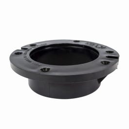 ABS/DWV Closet Flange, Hub, With Gussets, 4-In.