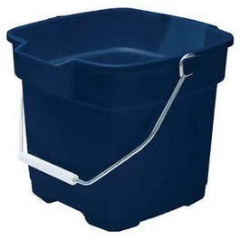 Plastic Bucket, Royal Blue, 12-Qt.