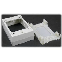 Ivory Plastic Deep Switch/Outlet Box