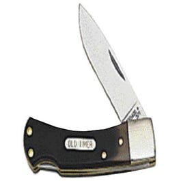 Old Timer Bear Head Lockback Knife, 3-In.