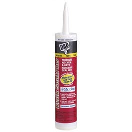 10.1-oz. Kwik Seal Plus White Kitchen/Bath Microban Caulk