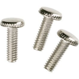 Knurled Head Screw, Nickel-Plated, 3-Pk.