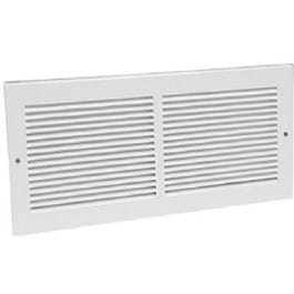 12 x 12-Inch White Sidewall Return Air Grille