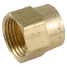 Garden Hose Adapter, Lead-Free Brass, 3/4 FGH x 1/2-In. FIP