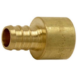 Barbed Pipe PEX Sweat Adapter, Brass, 1/2-In. Barb Insert x 1/2-In. Female Pipe, 10-Pk.