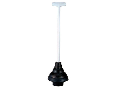 Korky Black Toilet Plunger with White Plastic Handle - Steubenville, OH -  M&M True Value Hardware