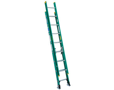 Werner 16ft Type II Fiberglass D-Rung Extension Ladder D5916-2