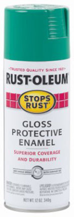 SPRAY PAINT 12 OZ SATIN COSTL GY STOP RUST