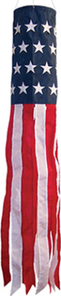 STARS AND STRIPE  40IN WINDSOCK