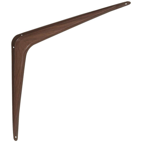 National 211 12 In. D. x 14 In. H. Fruitwood Steel Shelf Bracket