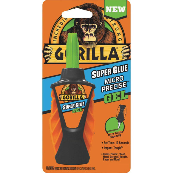 Gorilla 0.19 Oz. Gel Micro Precise Super Glue