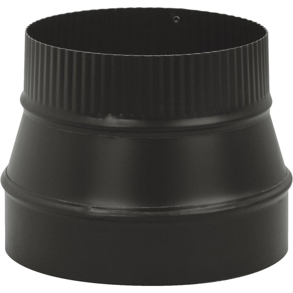 Imperial Single Wall 8 In. - 7 In. 24 ga Black Reducer