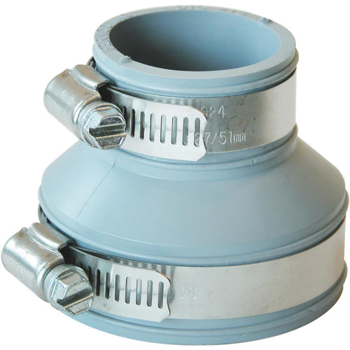 Fernco Flexible 2 In. x 1-1/2 In. PVC Drain and Trap Connector
