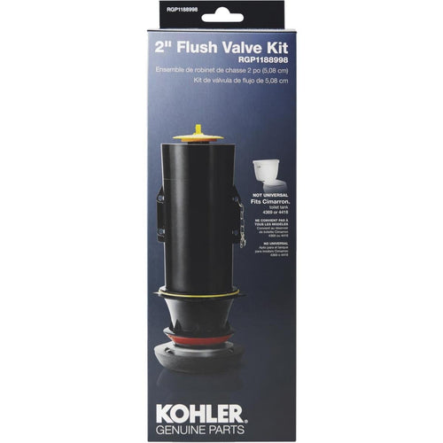 Kohler 2 In. Toilet Canister Flush Valve Repair Kit for Cimarron K-4418/K-4369 Toilets