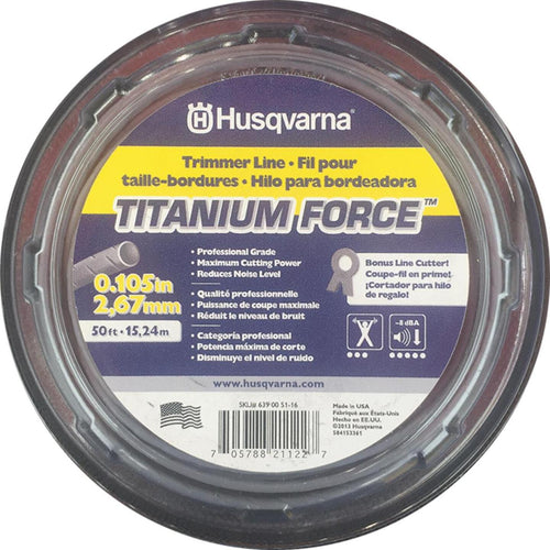 Husqvarna Titanium Force 0.105 In. x 50 Ft. Trimmer Line
